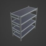 Metal Shelf B 03