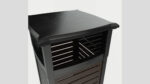 Metal Square Trash Can Low Poly High Poly