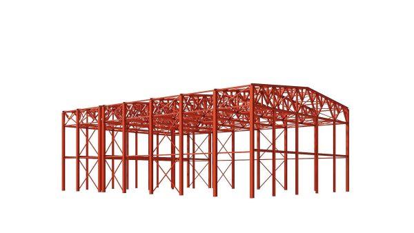 Metal structure - Steel Warehouse Building - Hangar