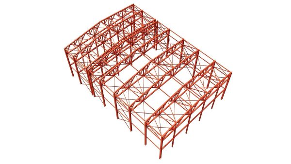 Metal structure - Steel Warehouse Building - Hangar