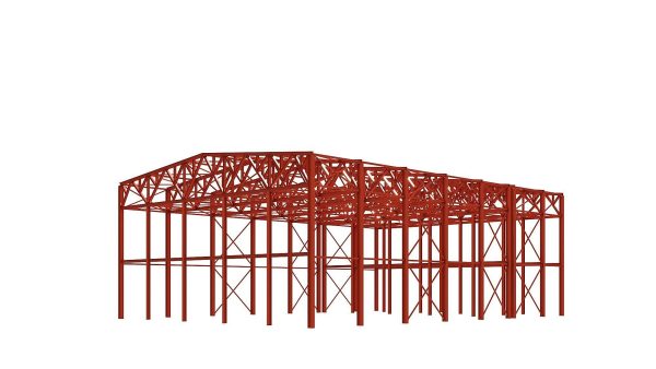 Metal structure - Steel Warehouse Building - Hangar