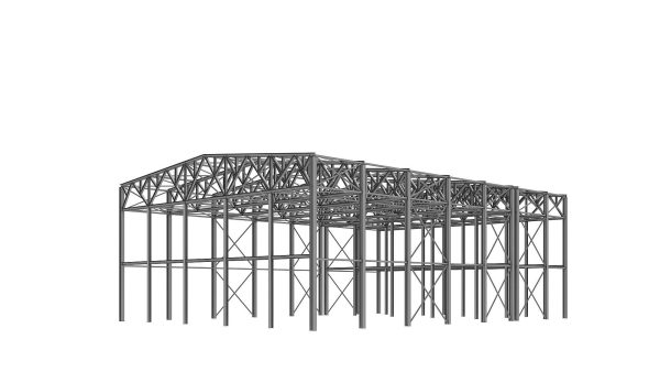 Metal structure - Steel Warehouse Building - Hangar