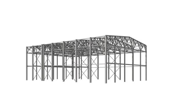 Metal structure - Steel Warehouse Building - Hangar