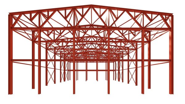 Metal structure - Steel Warehouse Building - Hangar