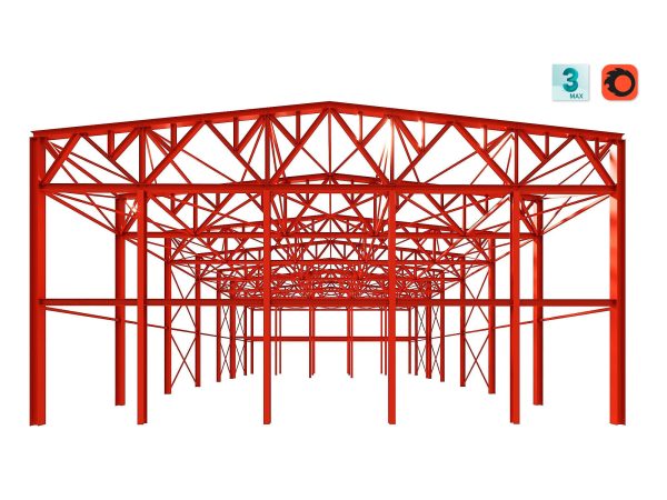 Metal structure - Steel Warehouse Building - Hangar