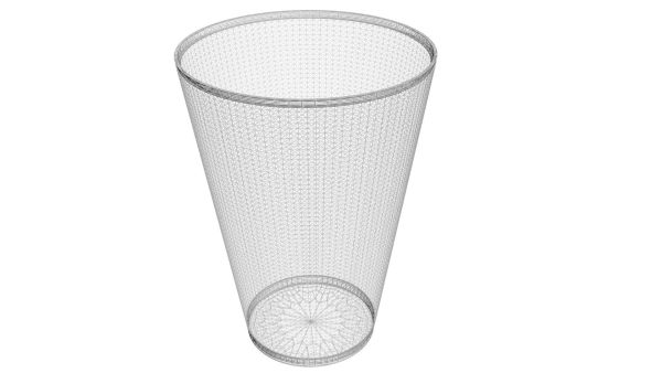 Metal Trash Bin