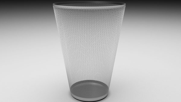 Metal Trash Bin