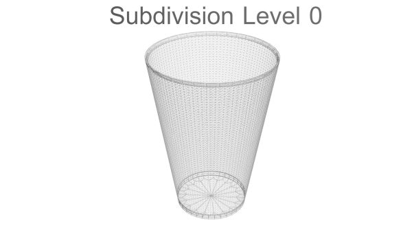 Metal Trash Bin