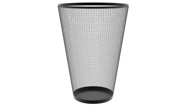 Metal Trash Bin