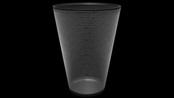Metal Trash Bin