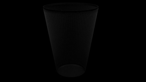 Metal Trash Bin
