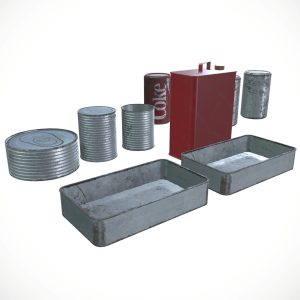 Metal Pans Tin Can Metal Box
