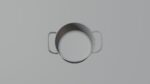 metallic cooking pot 3d model