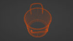 metallic cooking pot 3d model