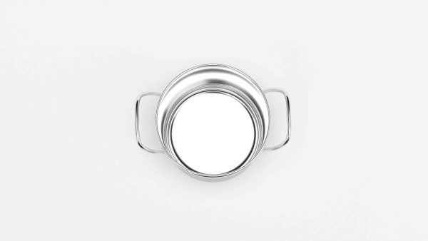 metallic cooking pot 3d model