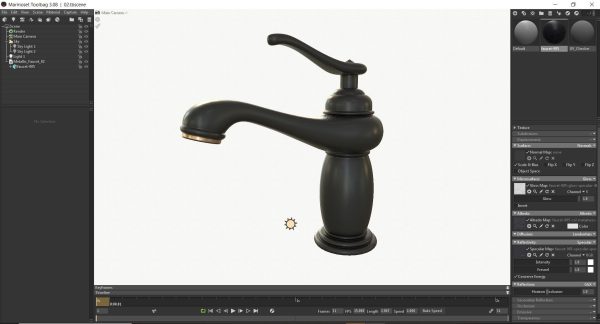 Metallic Faucet 02