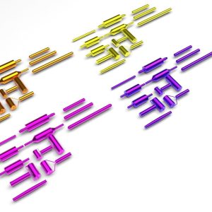 Metallic Rolling Pins Set