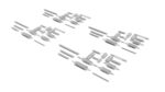 Metallic Rolling Pins Set