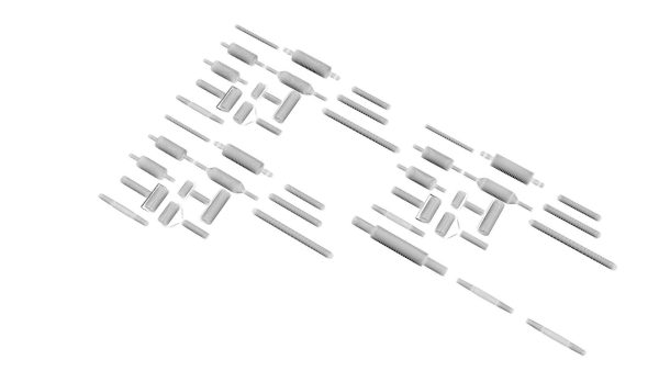 Metallic Rolling Pins Set