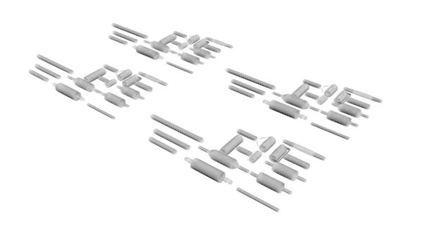 Metallic Rolling Pins Set
