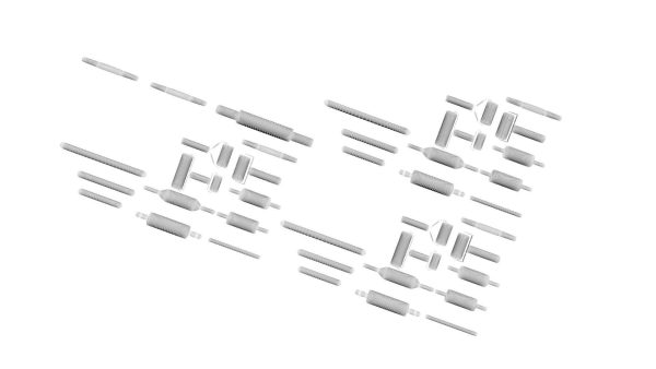 Metallic Rolling Pins Set