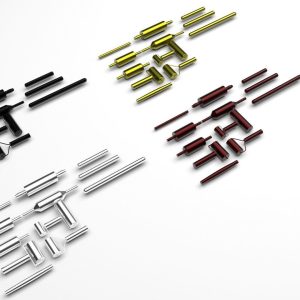 Metallic Rolling Pins Set