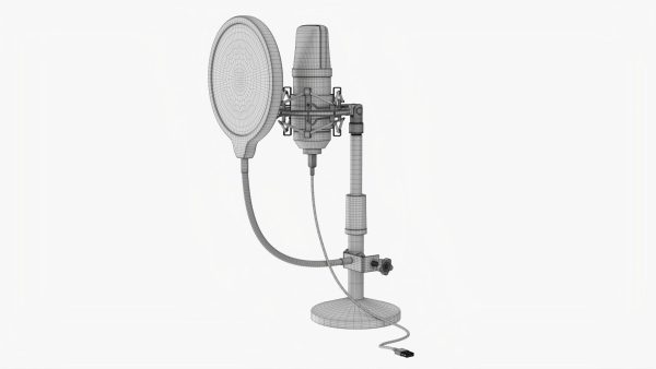 Microphone with stand cardioid  USB