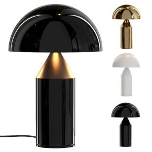 Mid Century Mushroom Table Lamp