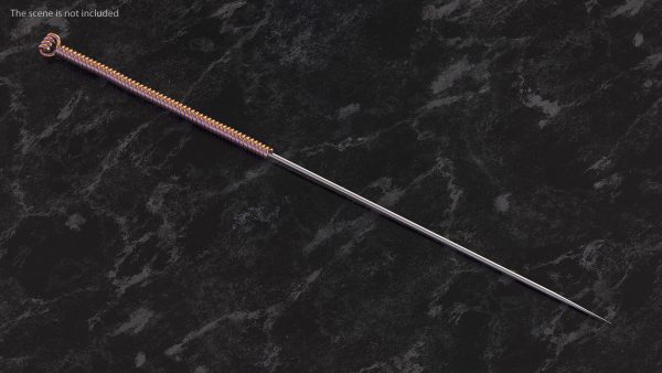 Middle Acupuncture Needle Gold