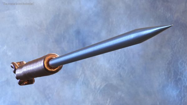 Middle Acupuncture Needle Gold