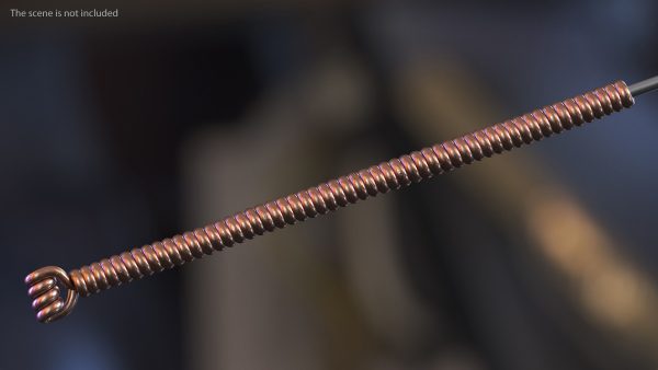 Middle Acupuncture Needle Gold
