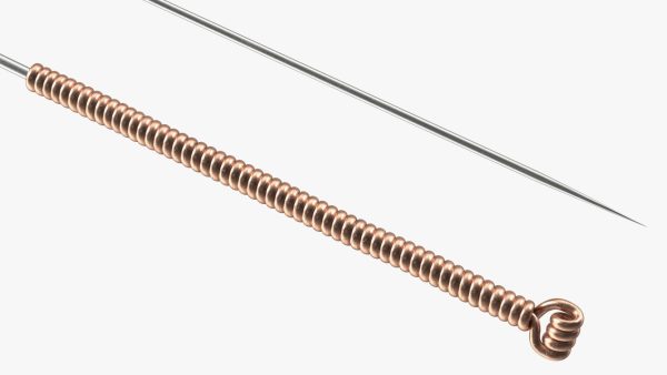 Middle Acupuncture Needle Gold