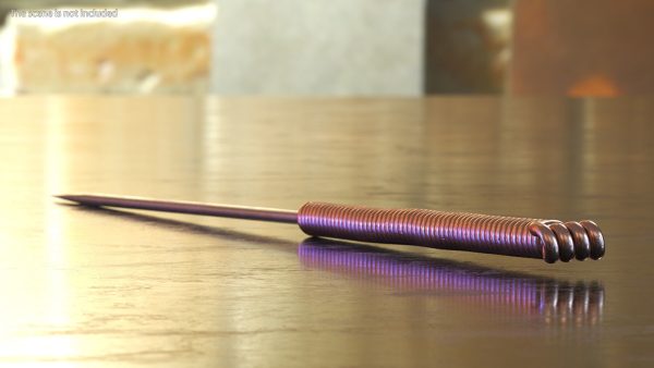 Middle Acupuncture Needle Gold