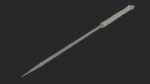Middle Acupuncture Needle Gold