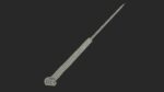 Middle Acupuncture Needle Gold