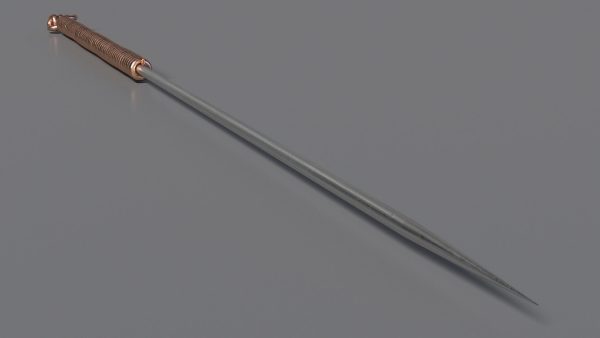 Middle Acupuncture Needle Gold