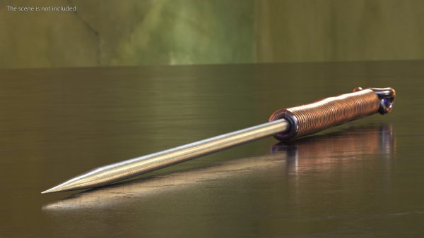 Middle Acupuncture Needle Gold