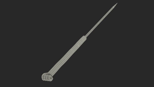Middle Acupuncture Needle Silver