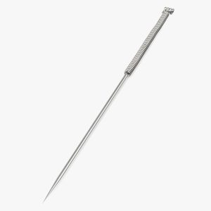 Middle Acupuncture Needle Silver