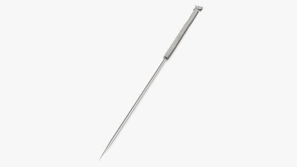 Middle Acupuncture Needle Silver