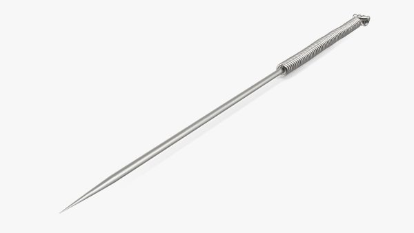 Middle Acupuncture Needle Silver