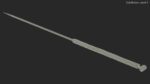Middle Acupuncture Needle Silver