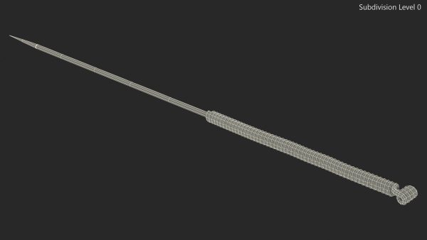 Middle Acupuncture Needle Silver