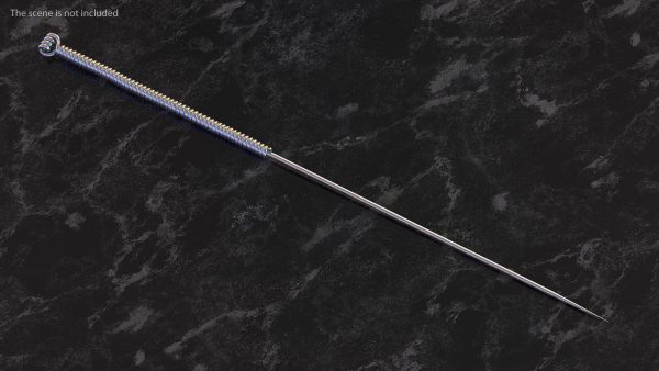 Middle Acupuncture Needle Silver