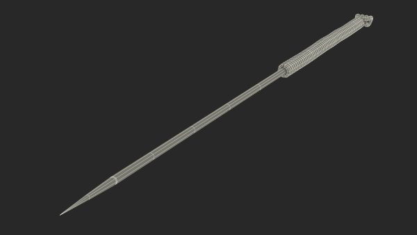 Middle Acupuncture Needle Silver