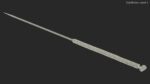 Middle Acupuncture Needle Silver