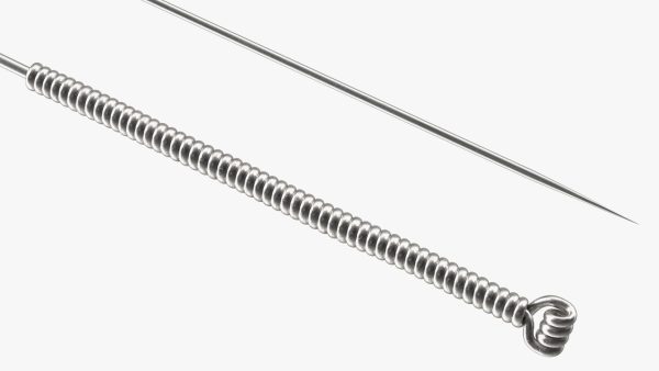 Middle Acupuncture Needle Silver
