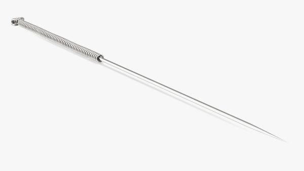Middle Acupuncture Needle Silver