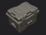 Military Crate High Poly 3D model