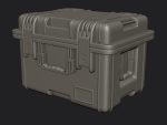 Military Crate High Poly 3D model